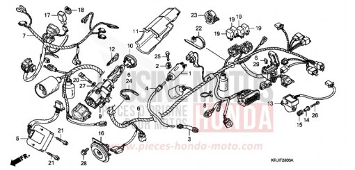 FAISCEAU DES FILS (FES1253-5) (FES1503-5) FES1253 de 2003